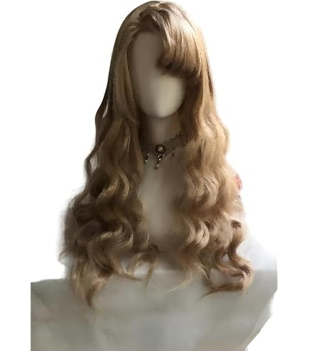 Amazon.co.jp: 【即納 ブルー オーロラ姫 コスプレウィッグ ネット付き